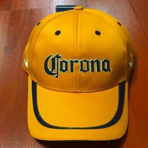 CORONA Velcro closure golden yellow adjustable Cap